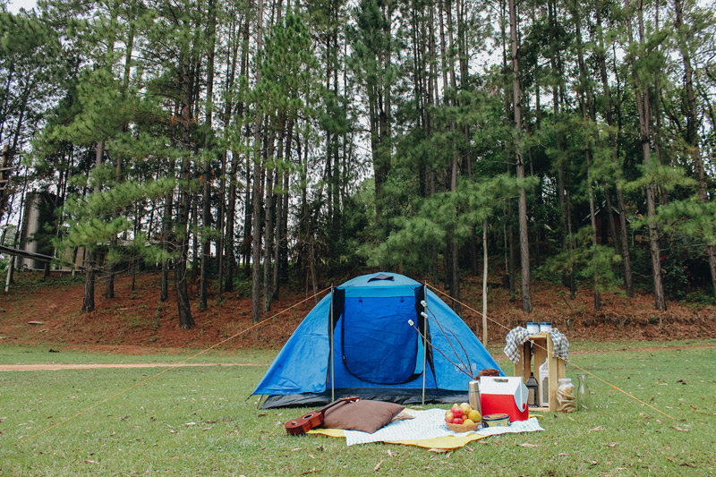 Camping área do galpão
