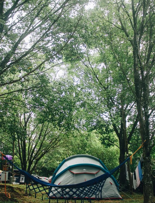 Camping foto
